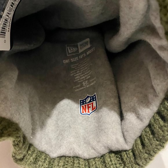 RARE Nwt 100% New Era 2017 Dallas Cowboys Salute To Service Sport Knit Hat Cap - Picture 4 of 4